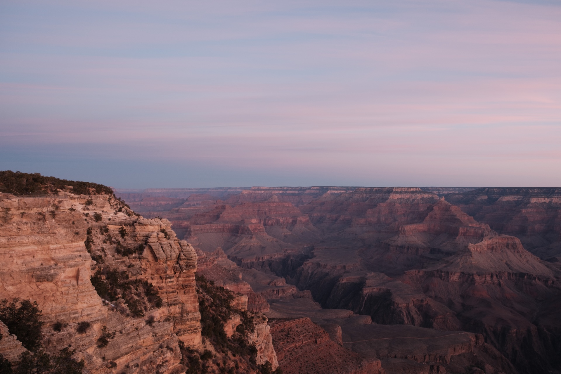 朝焼けのグランドキャニオン